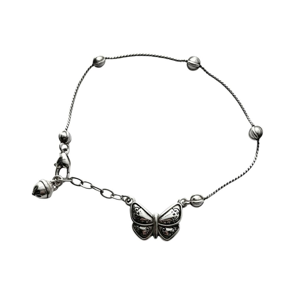 Brighton Silver Butterfly Anklet